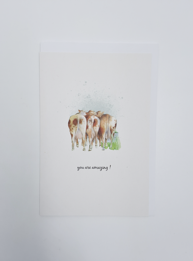 Wenskaart koeien, you are amazing!