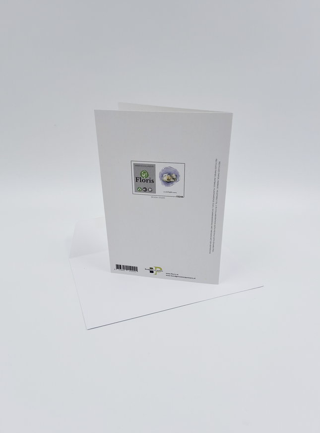 Wenskaart ijsbeer, voor de liefste mama