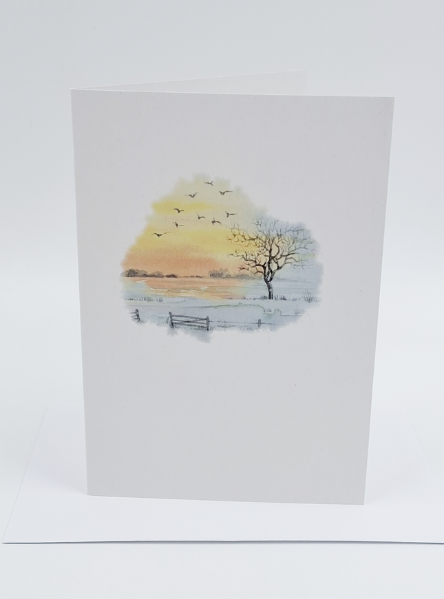 Wenskaart zonsondergang (F15248)