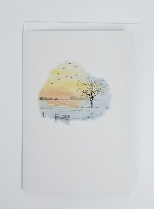 Wenskaart zonsondergang (F15248)