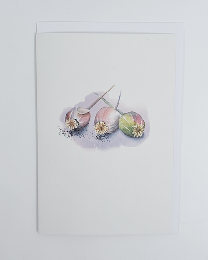Wenskaart papavers (F15249)
