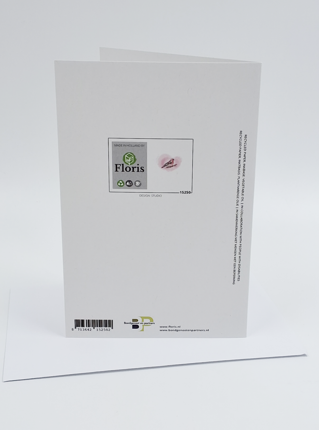 Wenskaart vogel (F15250)