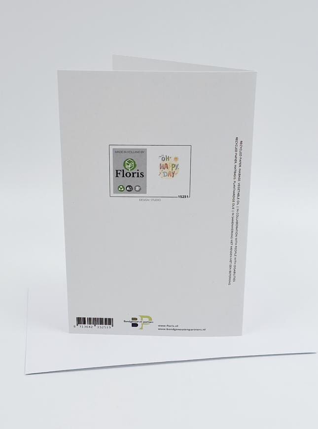 Wenskaart oh happy day (F15251)