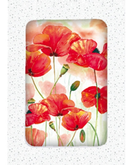 Wenskaarten doosje 5x klaprozen Annette (F12612)