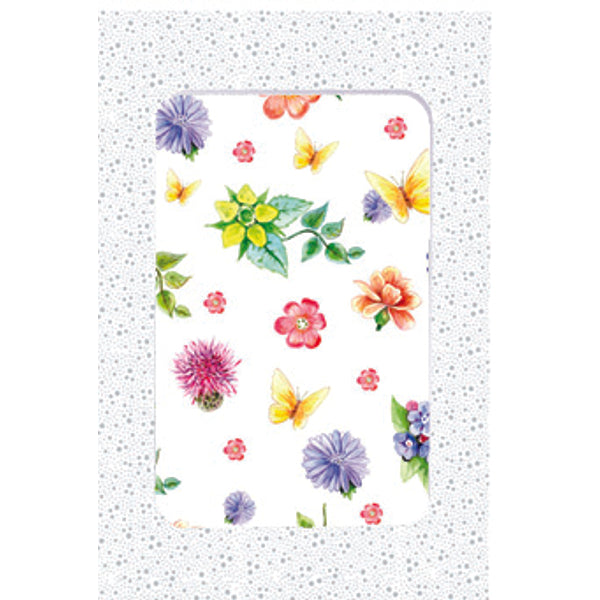 Wenskaarten doosje 5x bloemen (F10080)