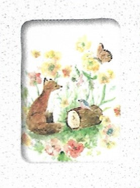 Wenskaarten doosje 5x vosje (F10067)