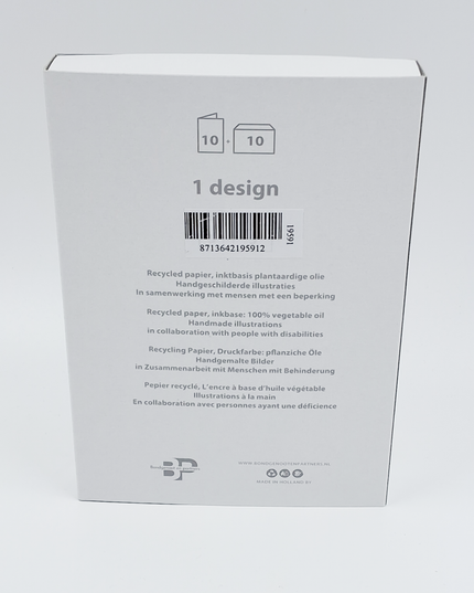 Kerstkaarten doosje 10x drie koningen blauw geel (F12961)