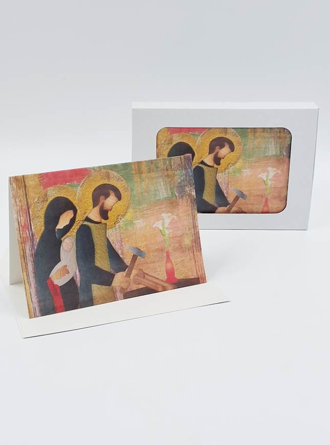 Kerstkaarten doosje 10x Jozef (F13066)