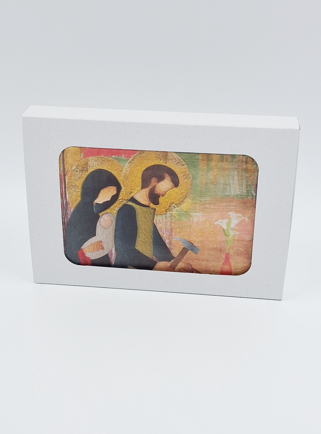 Kerstkaarten doosje 10x Jozef (F13066)