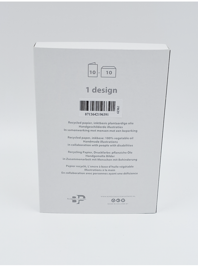 Kerstkaarten doosje 10x Jozef (F13066)