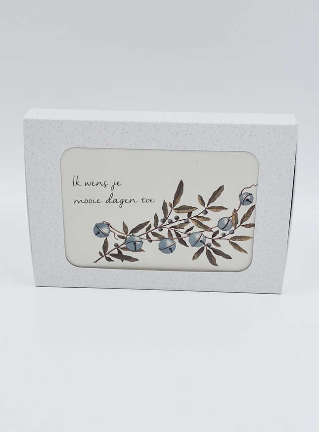 Kerstkaarten doosje 10x ik wens je (F13067)