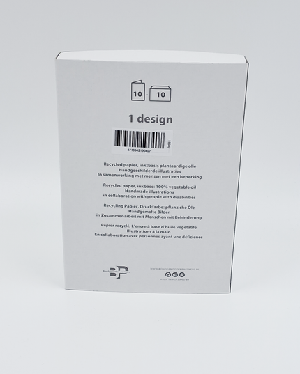 Kerstkaarten doosje 10x ik wens je (F13067)