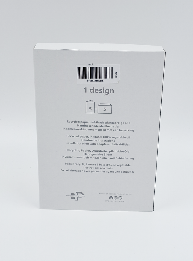 Kerstkaarten doosje 10x kinderen kerst (F13078)