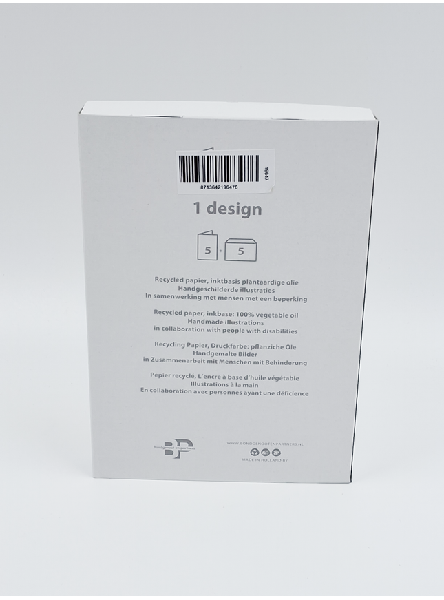 Kerstkaarten doosje 10x kinderen kerst (F13078)