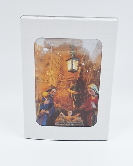 Kerstkaarten doosje 10x Jozef en Maria (F13085)