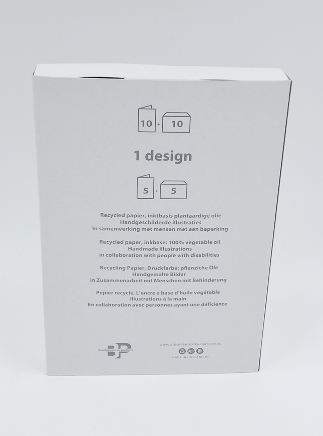 Kerstkaarten doosje 10x Jozef en Maria (F13085)