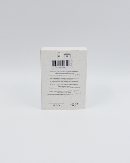 Kerstkaarten doosje 12x "Prettige kerstdagen gelukkig nieuwjaar"