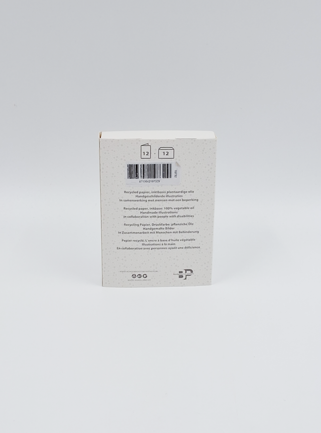 Kerstkaarten doosje 12x "Prettige kerstdagen gelukkig nieuwjaar"