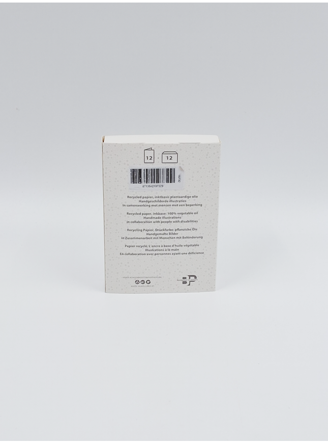 Kerstkaarten doosje 12x "Prettige kerstdagen gelukkig nieuwjaar"