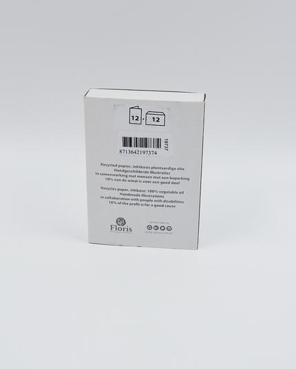 Kerstkaarten doosje 12x kaarsen