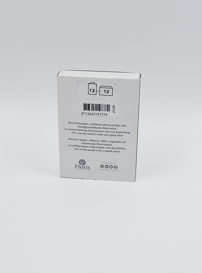 Kerstkaarten doosje 12x kaarsen