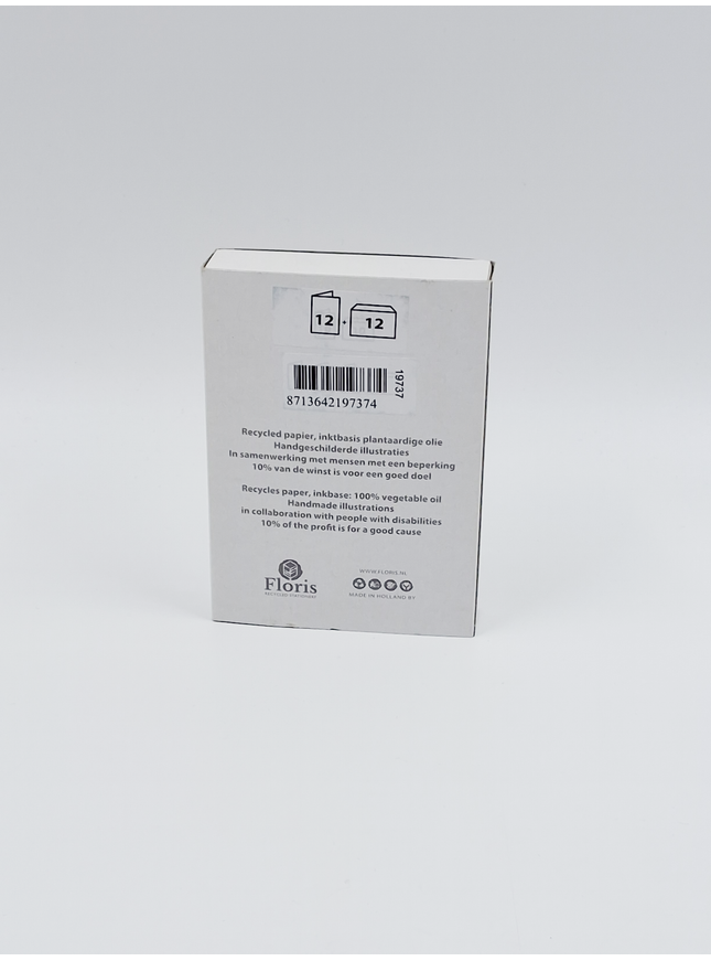 Kerstkaarten doosje 12x kaarsen