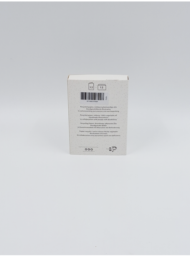 Kerstkaarten doosje 12x winterlandschap