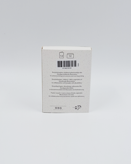 Kerstkaarten doosje 12x kerstboom groen