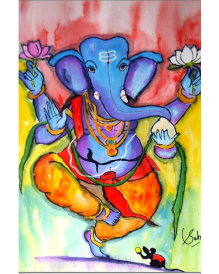 Wenskaart Ganesha