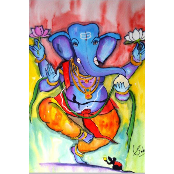 Wenskaart Ganesha