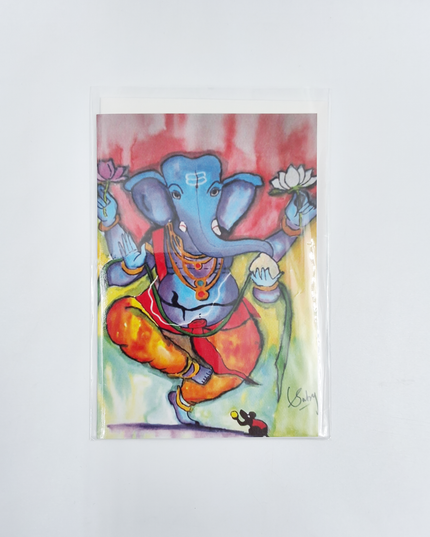 Wenskaart Ganesha