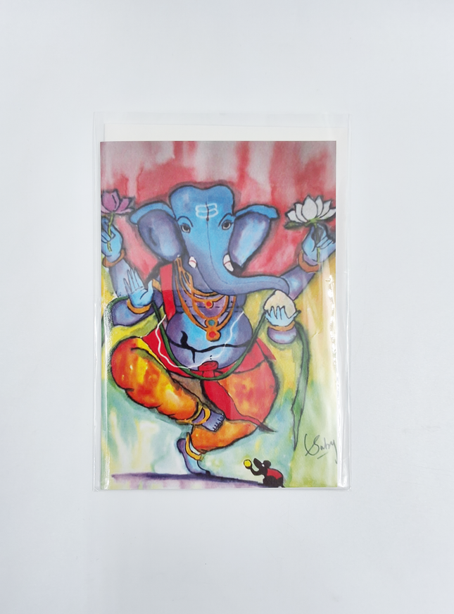 Wenskaart Ganesha