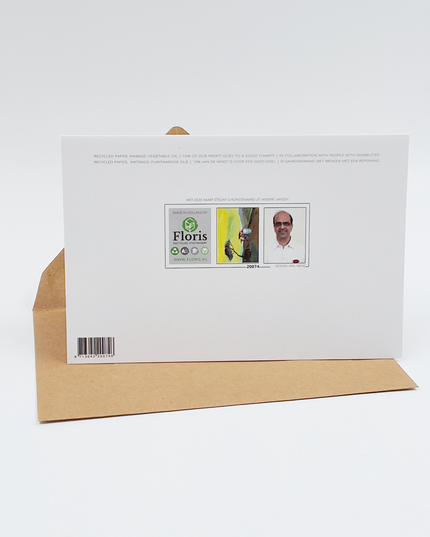 Wenskaart vrouwen aan de wandel