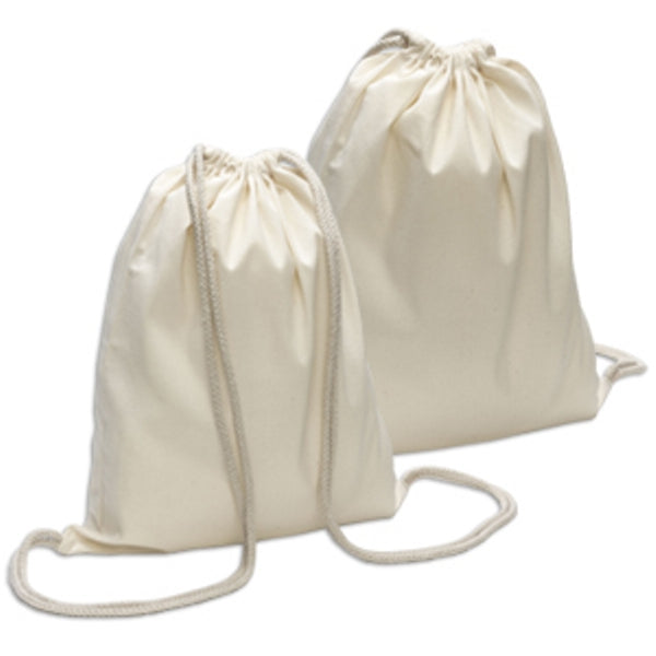 katoenen rugzak ca. 34x42 cm